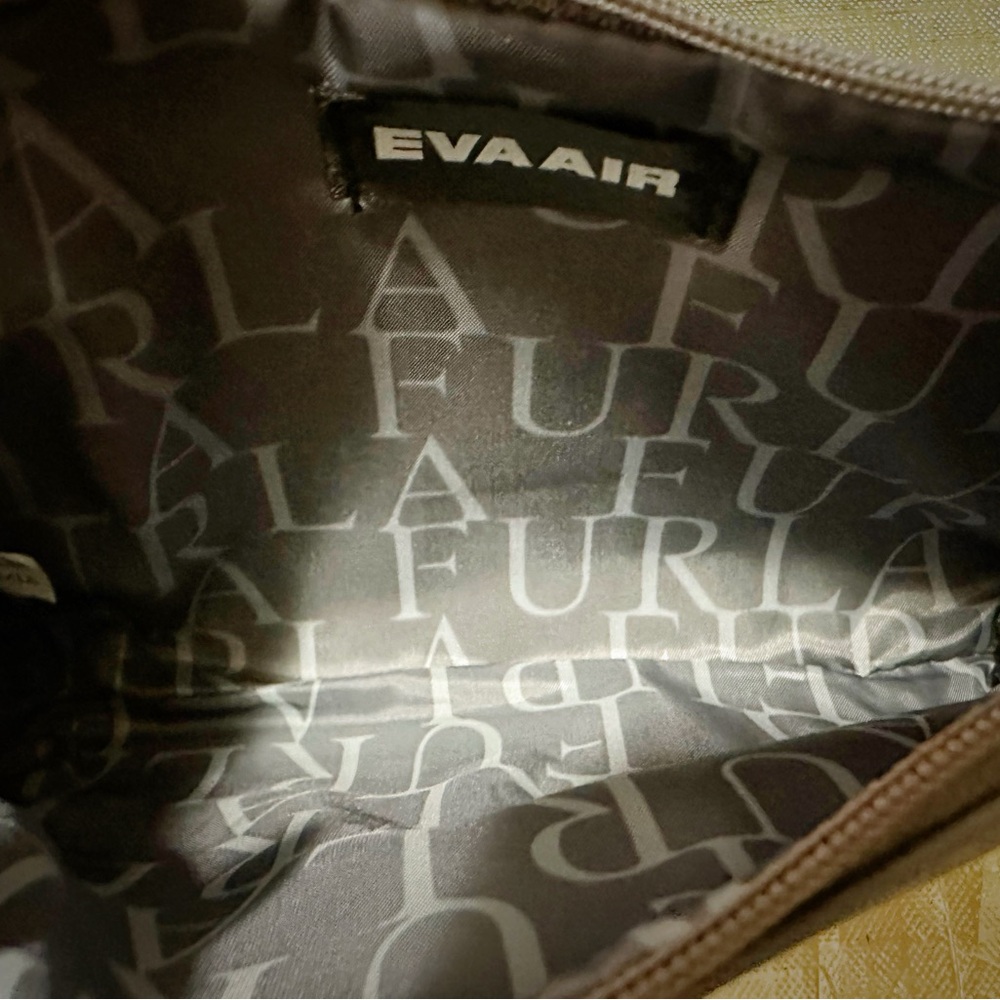 Furla Two-Tone Yellow and Gray Cosmetic Bag Furla Eva Air bag - Picture 11 of 15